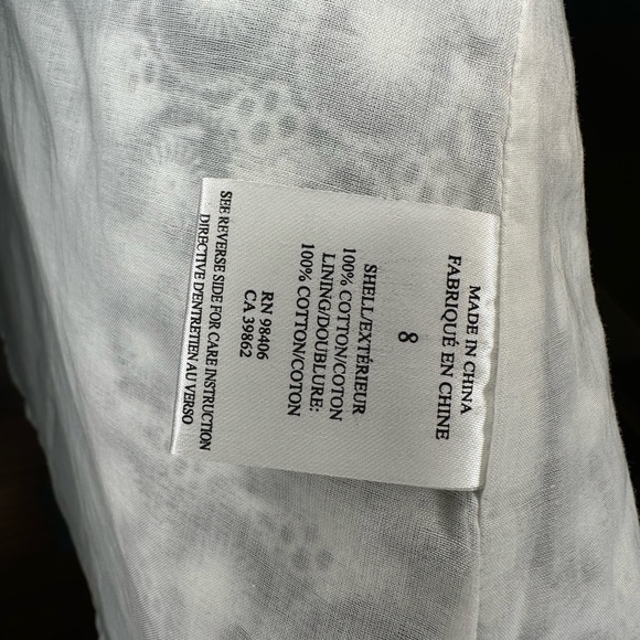 Elegant THEORY brand Short Dress Black/White Size 8 - Picture 12 of 12